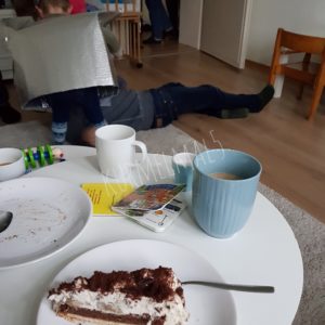 Kuchen, Geburtstag, toben