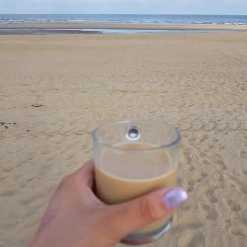 Kaffee, Meer, Nordsee, Strand